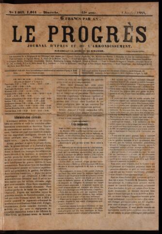 Le Progrès (1841-1914) 1885