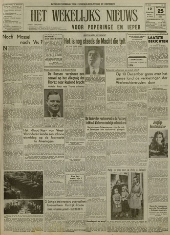 Het Wekelijks Nieuws (1946-1990) 1950-11-25