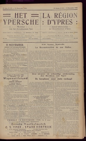 Het Ypersch nieuws (1929-1971) 1938-11-12