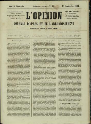 L’Opinion (1863 - 1873) 1864-09-18