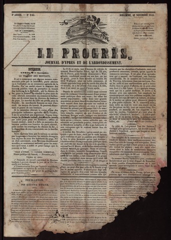 Le Progrès (1841-1914) 1843-11-12