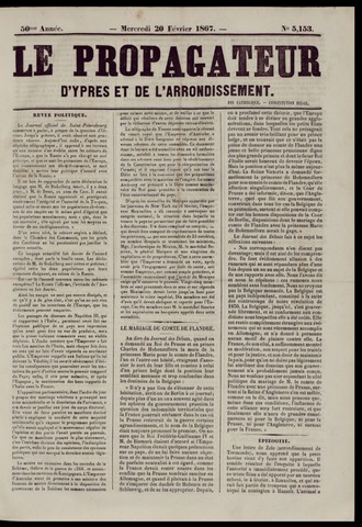 Le Propagateur (1818-1871) 1867-02-20