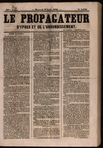 Le Propagateur (1818-1871) 1870-04-06