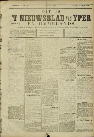 Nieuwsblad van Yperen en van het Arrondissement (1872-1912) 1908-06-13
