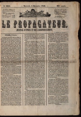 Le Propagateur (1818-1871) 1846-12-02
