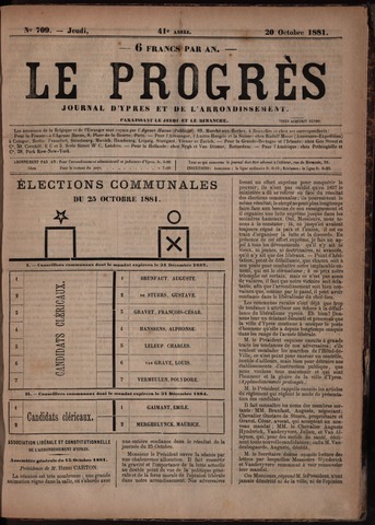 Le Progrès (1841-1914) 1881-10-20