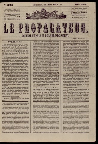 Le Propagateur (1818-1871) 1847-03-24