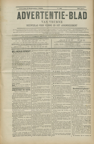 Het Advertentieblad (1825-1914) 1905-09-09
