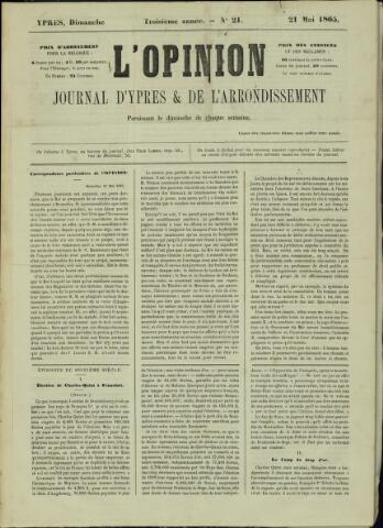L’Opinion (1863 - 1873) 1865-05-21