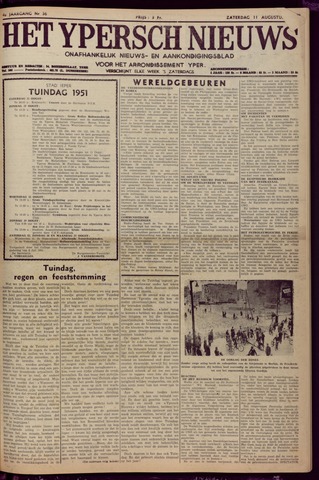 Het Ypersch nieuws (1929-1971) 1951-08-11