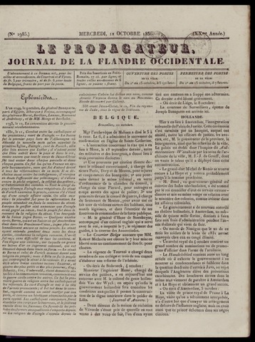 Le Propagateur (1818-1871) 1836-10-12