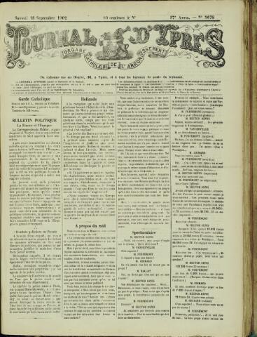 Journal d’Ypres (1874 - 1913) 1902-09-13