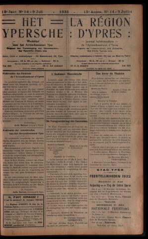 Het Ypersch nieuws (1929-1971) 1932-07-09