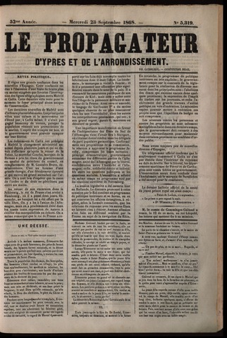 Le Propagateur (1818-1871) 1868-09-23