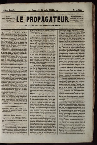 Le Propagateur (1818-1871) 1862-06-18