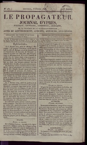 Le Propagateur (1818-1871) 1828-02-06