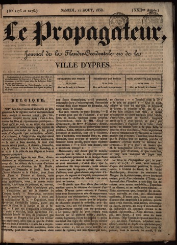 Le Propagateur (1818-1871) 1838-08-11