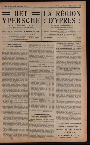 Het Ypersch nieuws (1929-1971) 1940-09-28