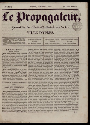 Le Propagateur (1818-1871) 1840-07-04
