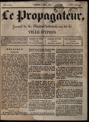 Le Propagateur (1818-1871) 1837-05-06