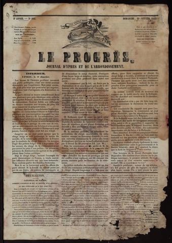 Le Progrès (1841-1914) 1843-01-29