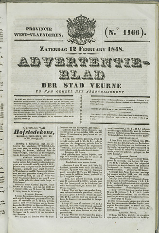 Het Advertentieblad (1825-1914) 1848-02-12