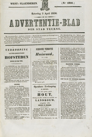 Het Advertentieblad (1825-1914) 1856-04-05