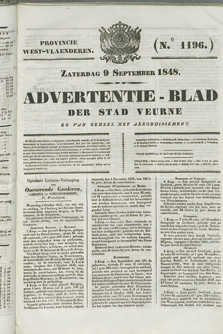 Het Advertentieblad (1825-1914) 1848-09-09