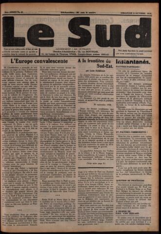 Le Sud (1934-1939) 1938-10-09