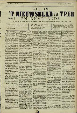 Nieuwsblad van Yperen en van het Arrondissement (1872 - 1912) 1908-03-28