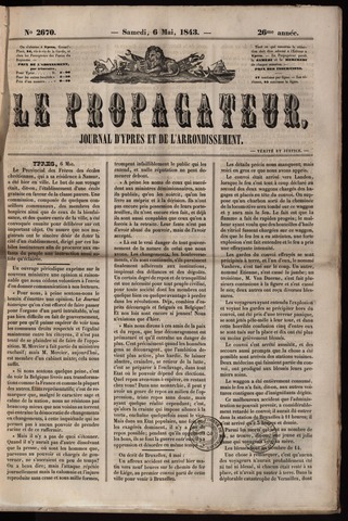 Le Propagateur (1818-1871) 1843-05-06