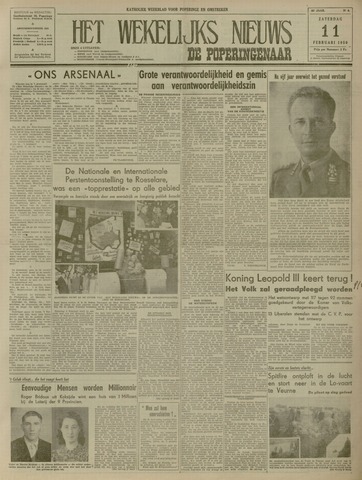 Het Wekelijks Nieuws (1946-1990) 1950-02-11
