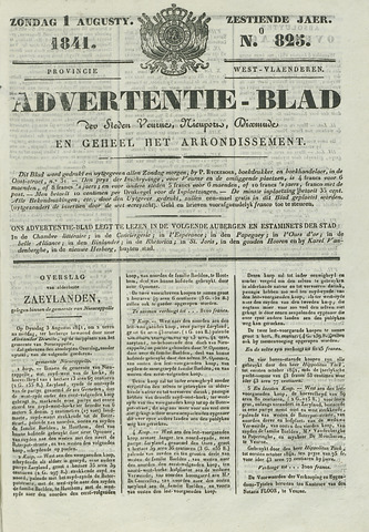 Het Advertentieblad (1825-1914) 1841-08-01