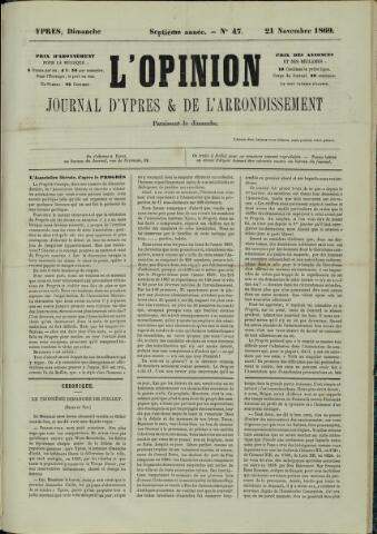 L’Opinion (1863-1873) 1869-11-21