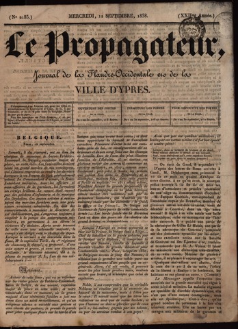 Le Propagateur (1818-1871) 1838-09-12