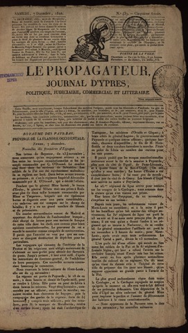 Le Propagateur (1818-1871) 1822-12-07