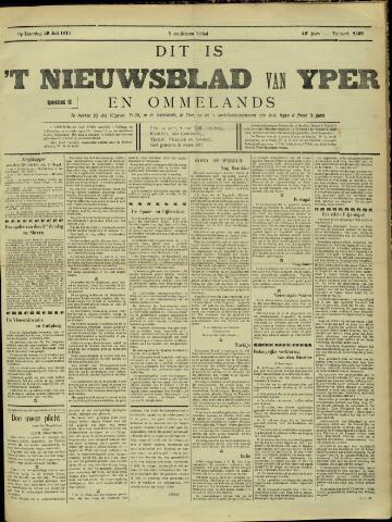 Nieuwsblad van Yperen en van het Arrondissement (1872 - 1912) 1911-07-29