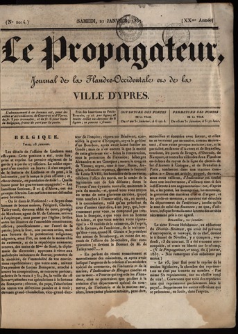 Le Propagateur (1818-1871) 1837-01-21