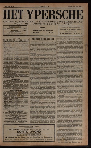 Het Ypersch nieuws (1929-1971) 1942-06-19
