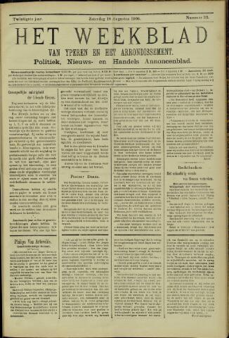 Het weekblad van Ijperen (1886 - 1906) 1906-08-18