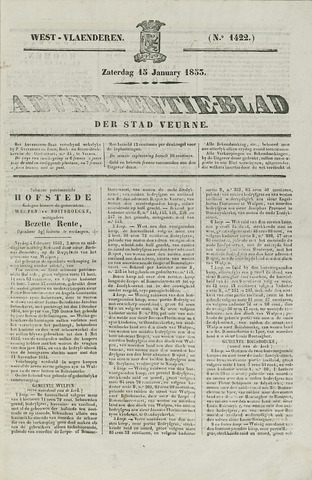 Het Advertentieblad (1825-1914) 1853-01-15