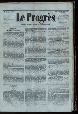 Le Progrès (1841-1914) 1845-09-18