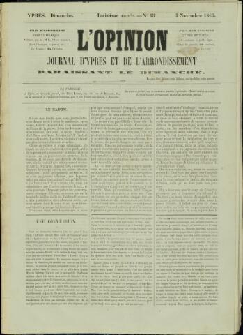 L’Opinion (1863 - 1873) 1865-11-05
