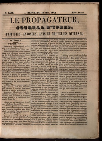 Le Propagateur (1818-1871) 1842-05-18