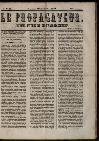 Le Propagateur (1818-1871) 1850-09-18