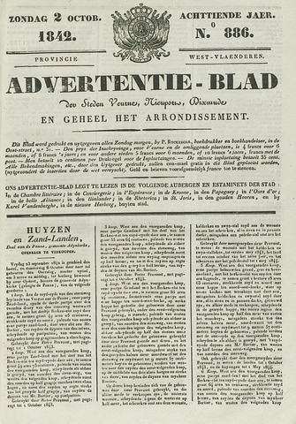 Het Advertentieblad (1825-1914) 1842-10-02