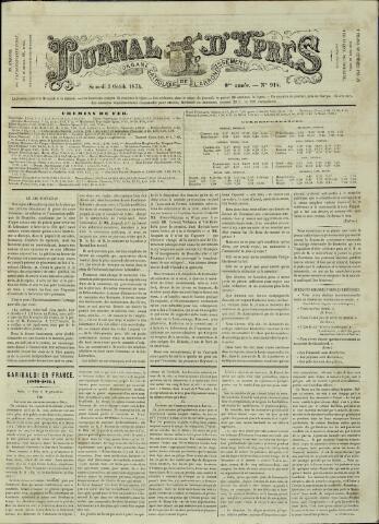 Journal d’Ypres (1874 - 1913) 1874-10-03