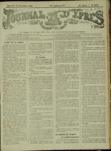 Journal d’Ypres (1874 - 1913) 1896-11-18
