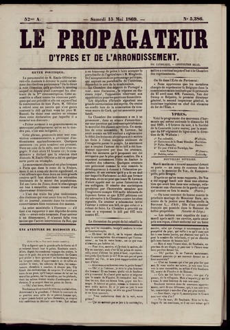 Le Propagateur (1818-1871) 1869-05-15