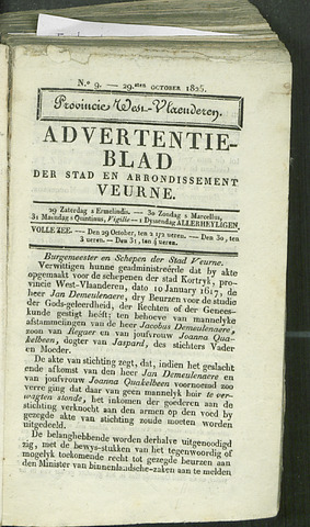 Het Advertentieblad (1825-1914) 1825-10-29